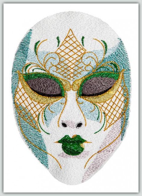 BFC1247 Three Dance Masks V