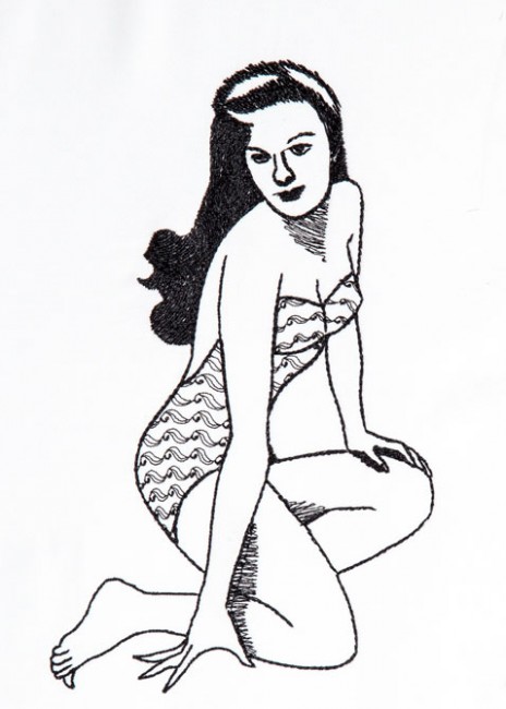 BFC1253 Blackwork Ladies