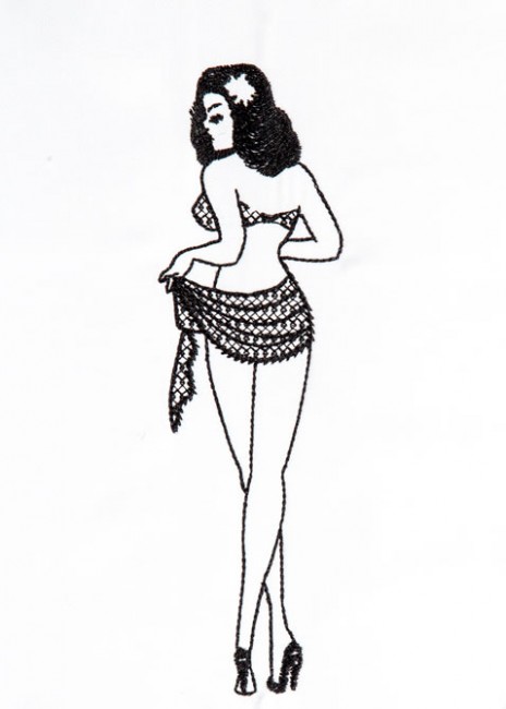 BFC1253 Blackwork Ladies