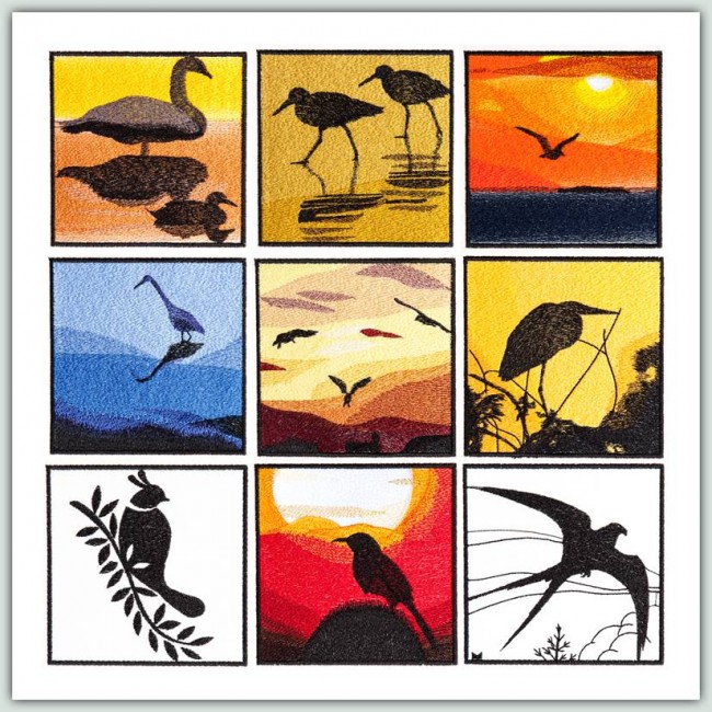 BFC1255 Bird Silhouettes