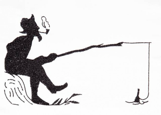 BFC1264 Blackwork - Goin' Fishing
