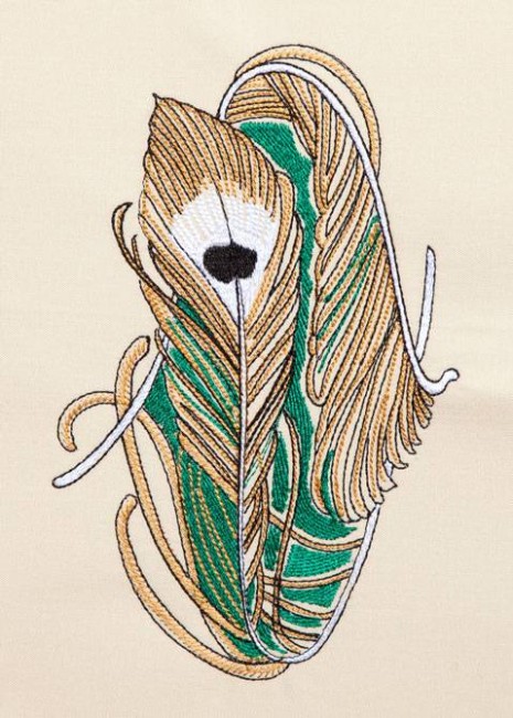 BFC1267 Sophisticated Feathers Handbag & Designs