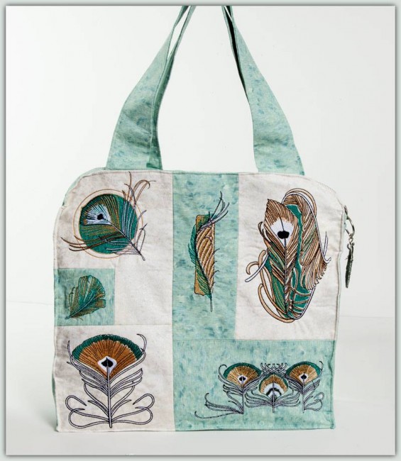 BFC1267 Sophisticated Feathers Handbag & Designs