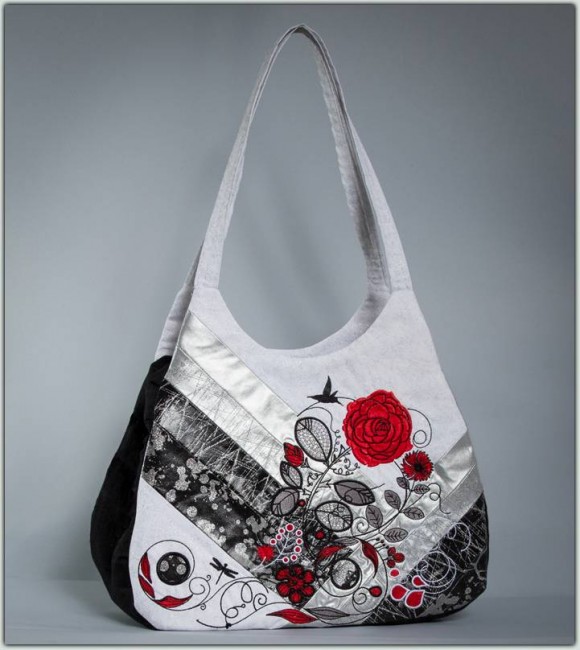 BFC1270 A Touch of Red Handbag