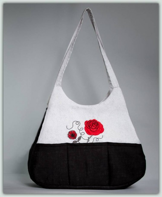 BFC1270 A Touch of Red Handbag