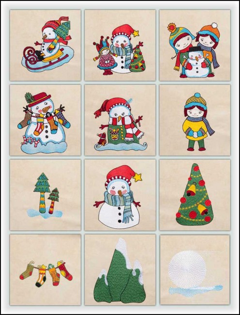 BFC1275 Down Home Snowmen