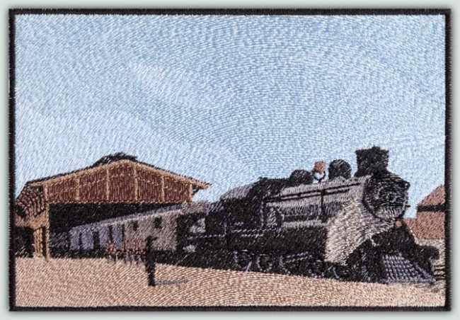BFC1276 Vintage Train Postcards