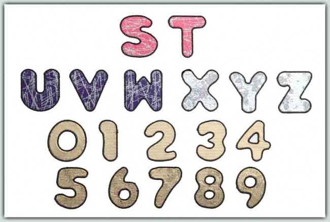 BFC1277 Alphabet Gone Crazy