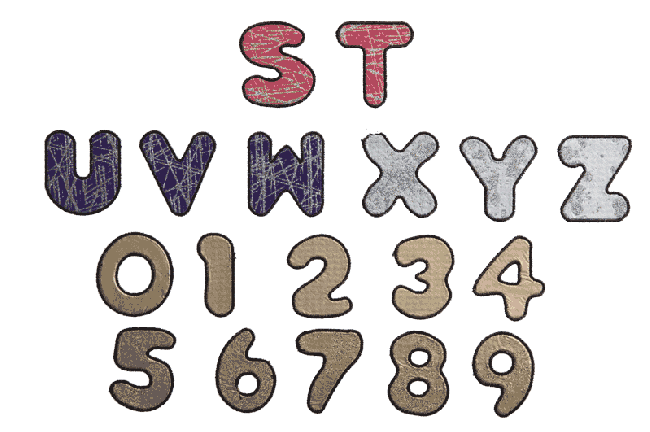 BFC1277 Alphabet Gone Crazy