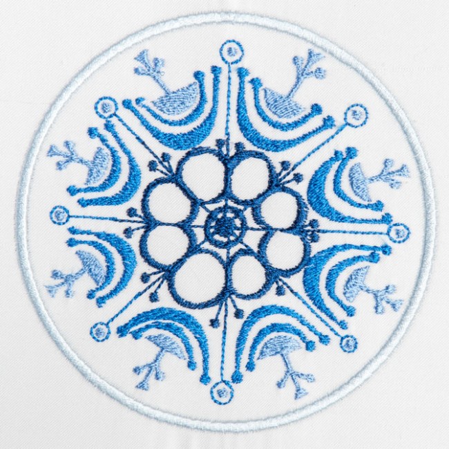 BFC1278 Christmas Quilt Circles