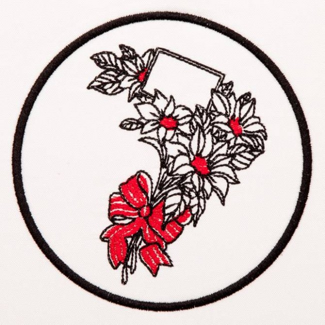 BFC1281 Christmas Quilt Circles II