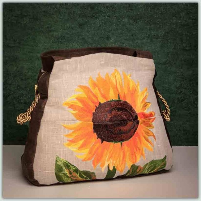 BFC1282 Sunflowers Handbag
