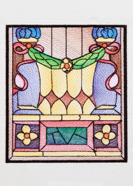 BFC1285 Kentucky Stained Glass Triptych
