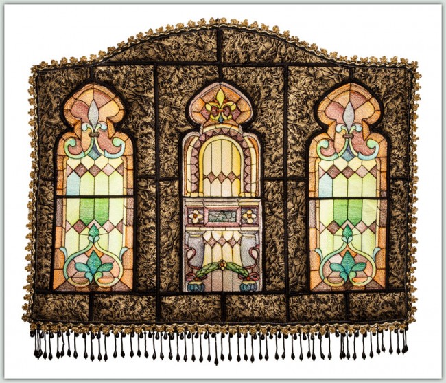 BFC1285 Kentucky Stained Glass Triptych