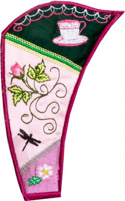 BFC1287 QIH Crazy Quilt Victorian Boot
