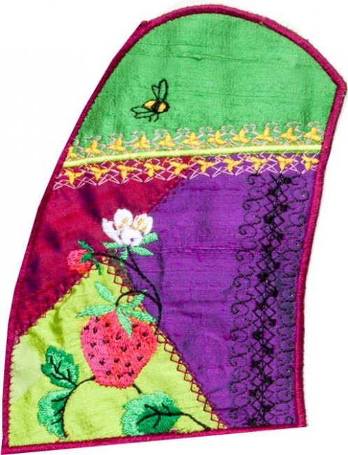 BFC1287 QIH Crazy Quilt Victorian Boot