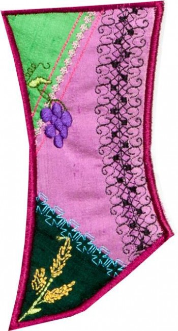 BFC1287 QIH Crazy Quilt Victorian Boot