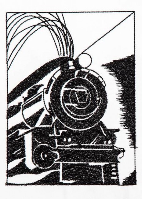 BFC1290 Blackwork - Trains