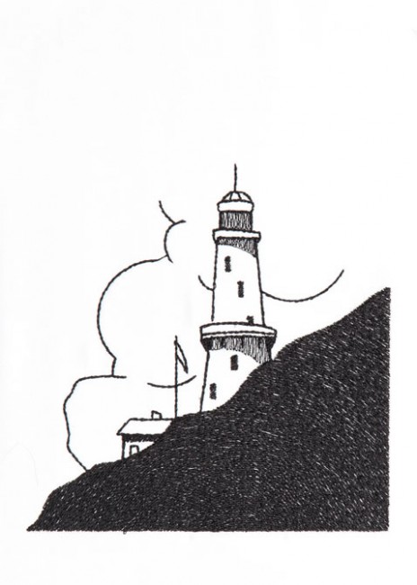 BFC1293 Blackwork Lighthouses