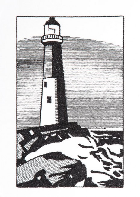 BFC1293 Blackwork Lighthouses