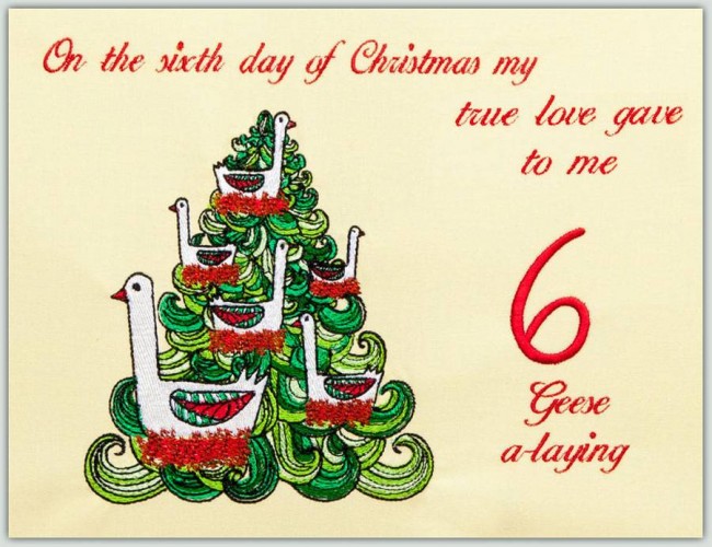 BFC1295 6th Day of Christmas