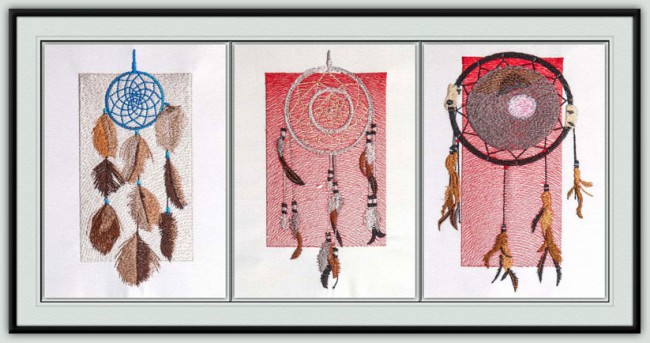 BFC1299 Three Dreamcatchers