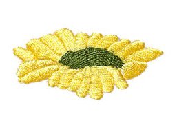 Art Nouveau Small Sunflower