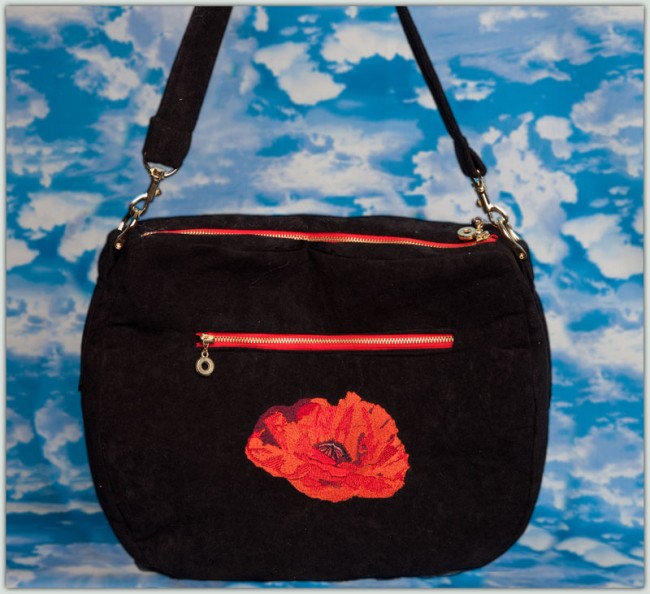 BFC1307 Lush Poppies Handbag