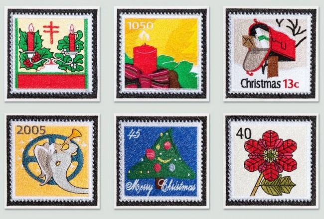 BFC1308 Christmas Stamps