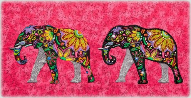 BFC1310 Embellished Elephants and Friends