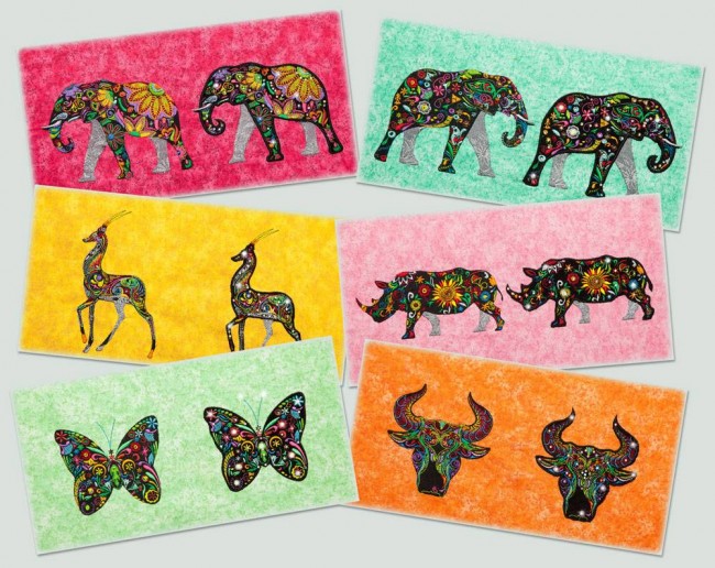 BFC1310 Embellished Elephants and Friends
