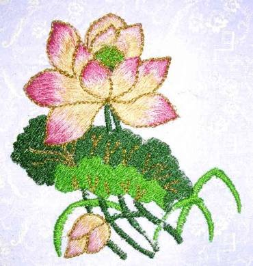 BFC0132 Oriental Flowers
