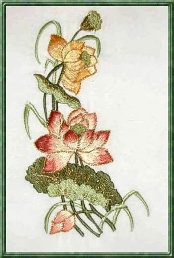 BFC0132 Oriental Flowers