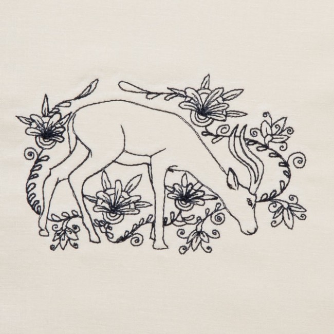 BFC1321 DES-Blackwork Deer