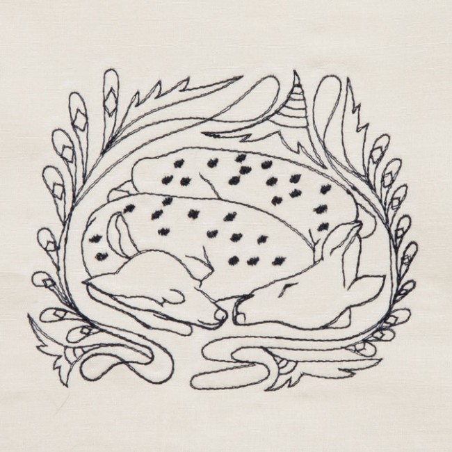 BFC1321 DES-Blackwork Deer
