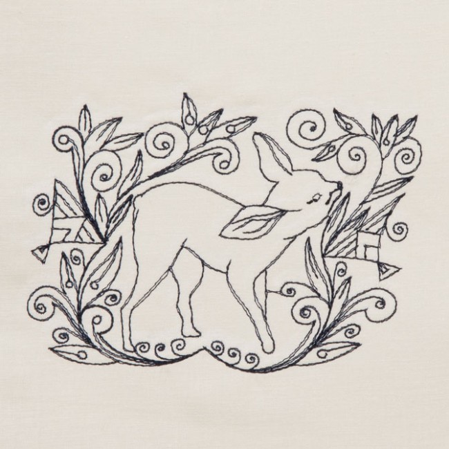 BFC1321 DES-Blackwork Deer
