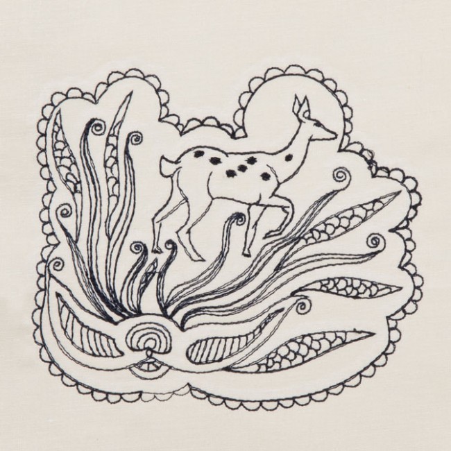 BFC1321 DES-Blackwork Deer