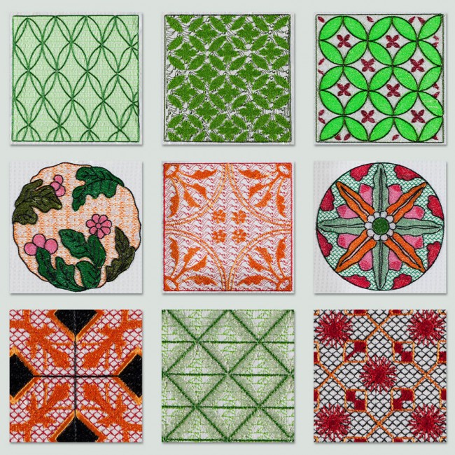 BFC1332 Colorful Textile Patterns