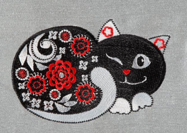 BFC1335 Embellished Cats-07