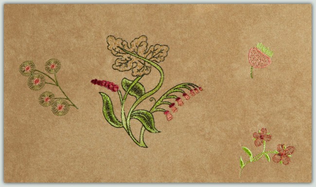BFC1339 Jacobean Florals