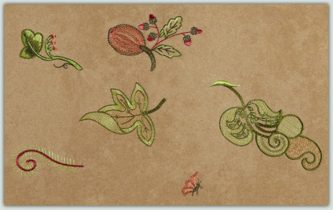 BFC1339 Jacobean Florals