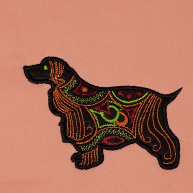BFC1341 Embellished Dogs