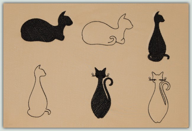 BFC1343 Cats-Outlines and Silhouettes