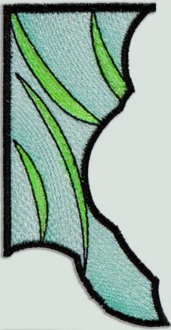 BFC1346 Stained Glass Peacock Two Ways