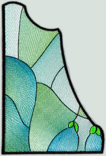 BFC1346 Stained Glass Peacock Two Ways