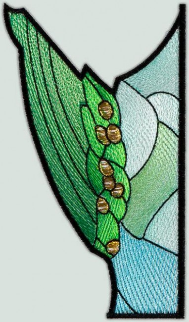 BFC1346 Stained Glass Peacock Two Ways