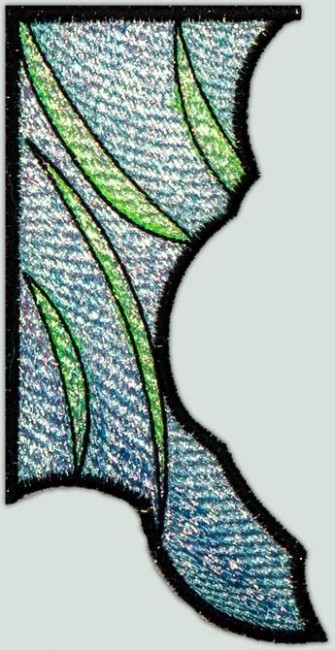 BFC1346 Stained Glass Peacock Two Ways
