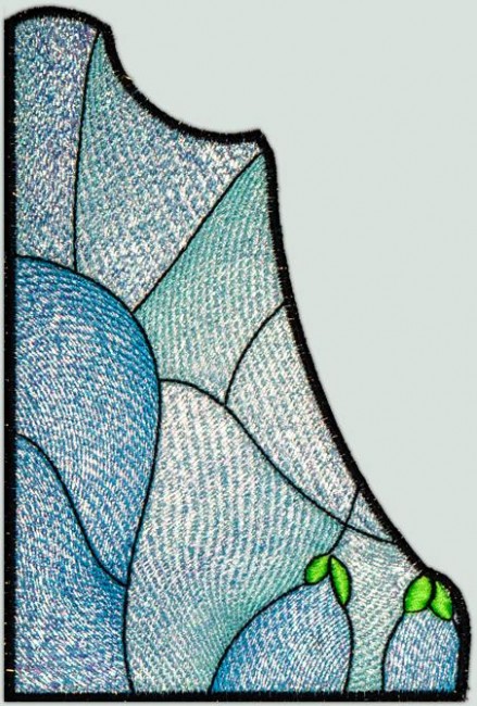 BFC1346 Stained Glass Peacock Two Ways