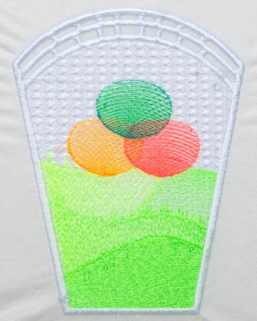 BFC1349 FSL Easter Bowl and Doily