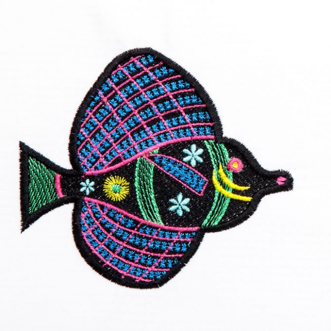 BFC1352 Embellished Sea Life and Tote Bag